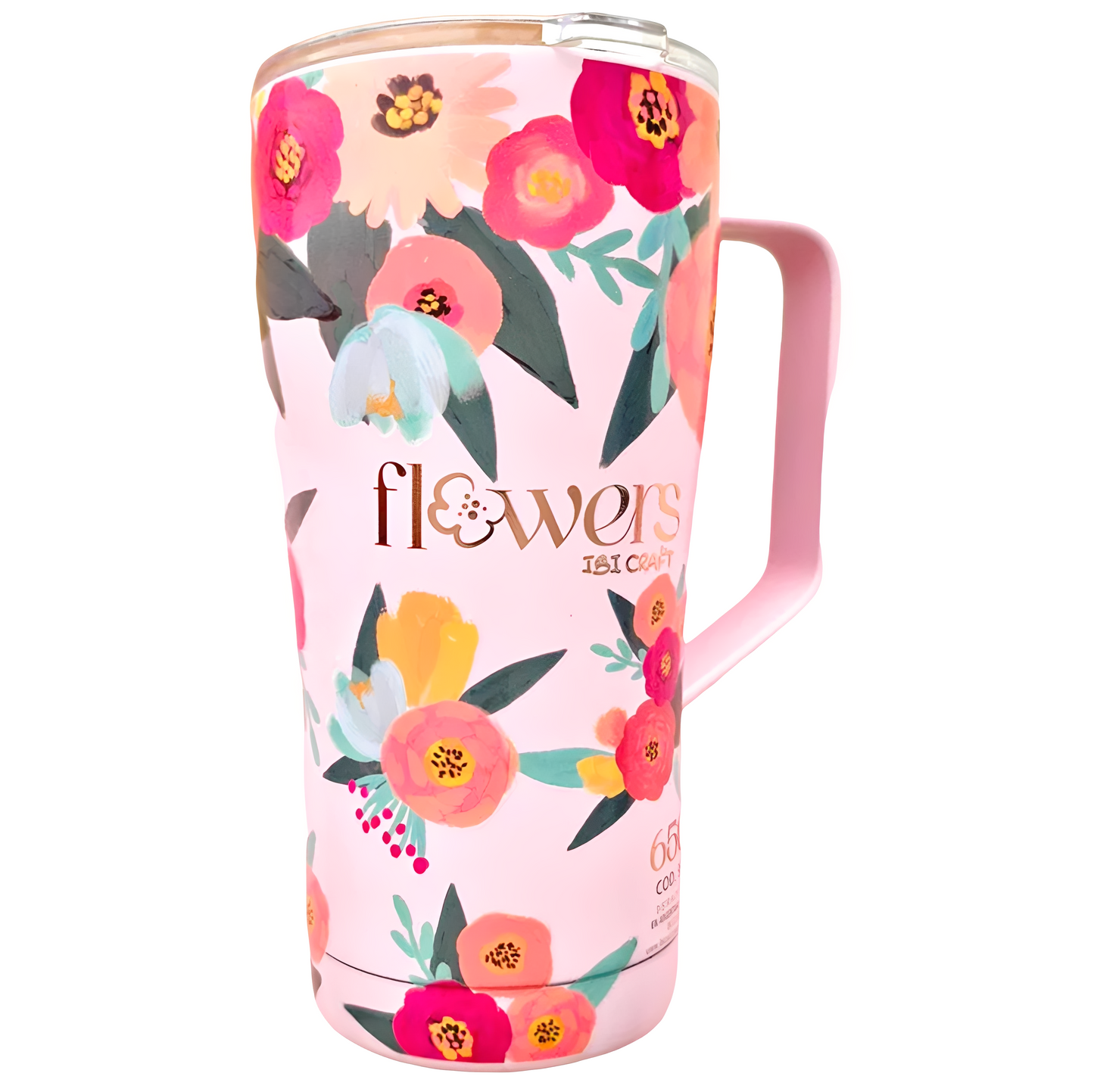 VASO ISOTÉRMICO IBI CRAFT “FLOWERS” 650ml