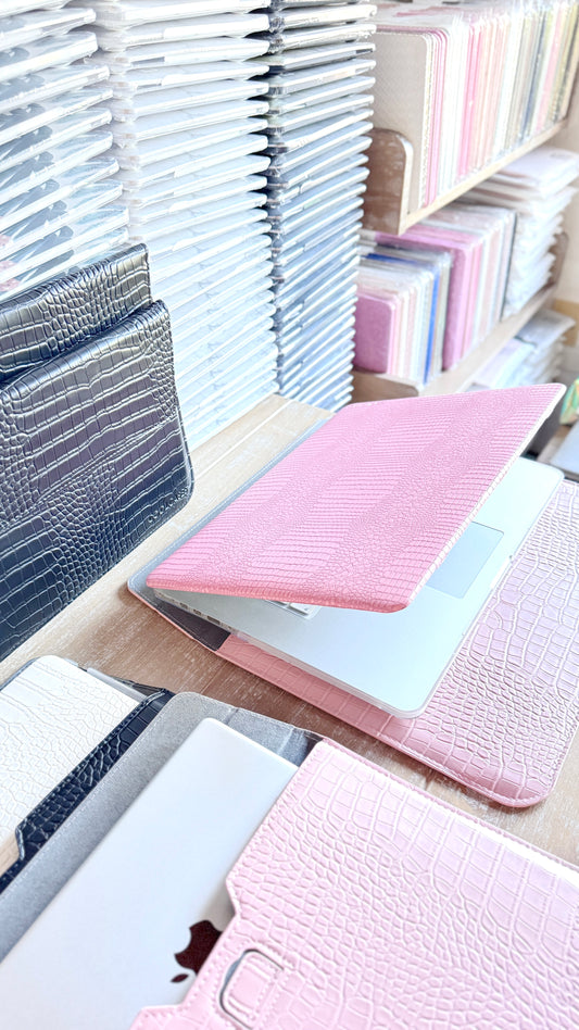 SOBRE ESTUCHE FAUX CROC PEQUEÑO