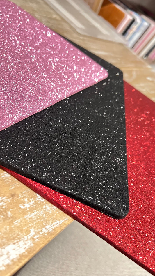 SET GLITTER BRILLANTINA ROSA