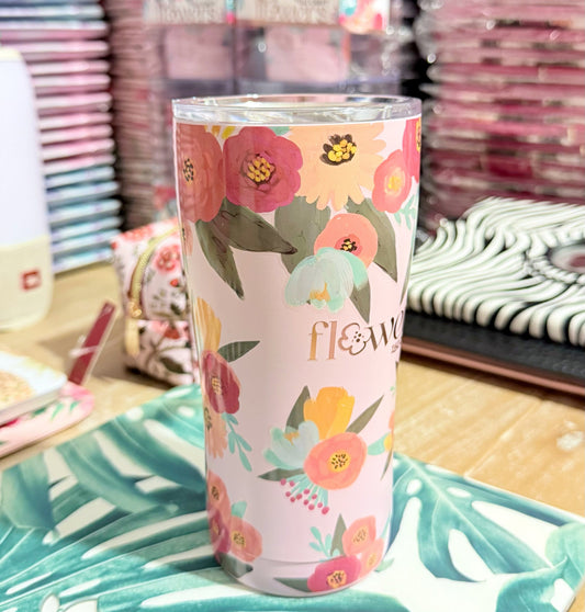 VASO ISOTÉRMICO IBI CRAFT “FLOWERS” 650ml
