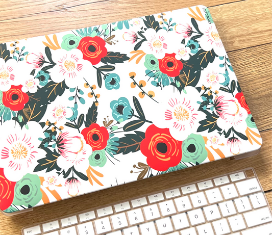 CARCASA MACBOOK FLORCITAS