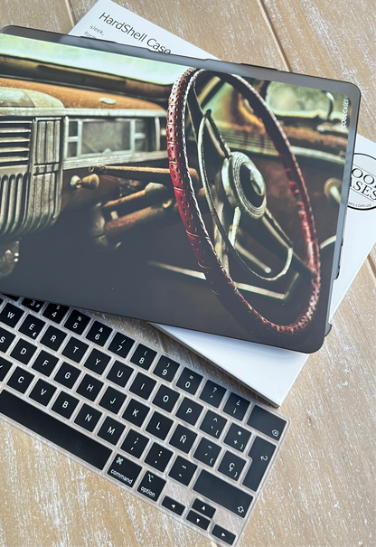 SET OLD CAR CASE + PROT. TECLADO