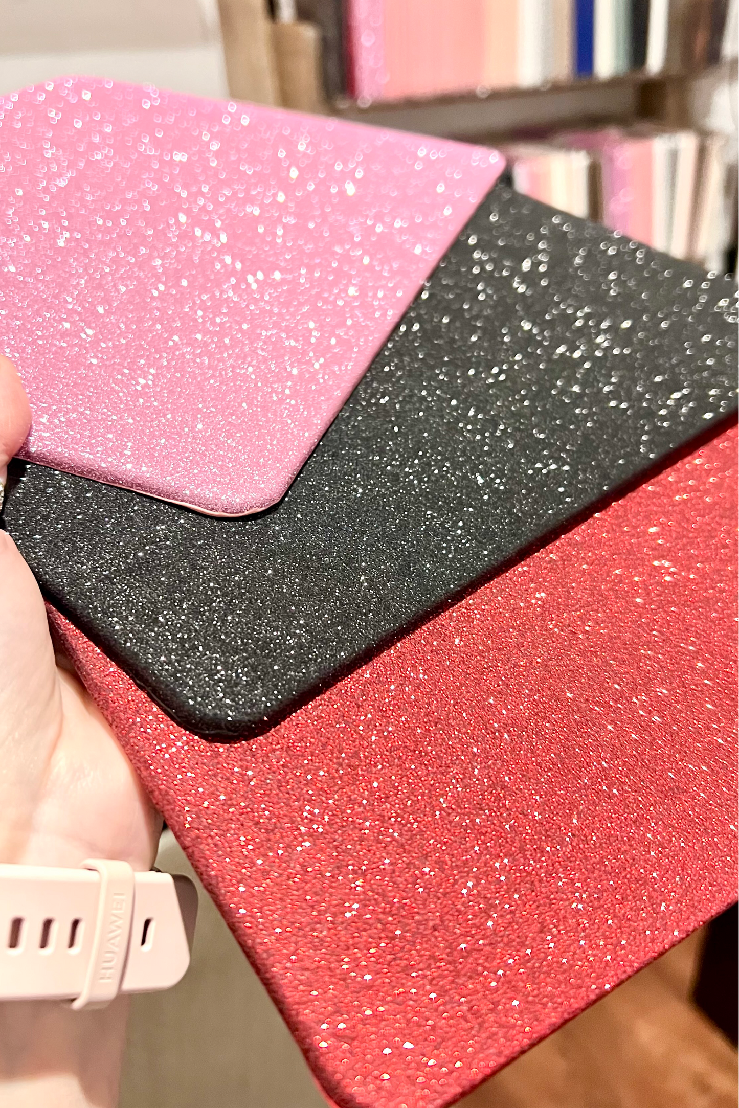 SET GLITTER BRILLANTINA ROSA (modelo a2681)