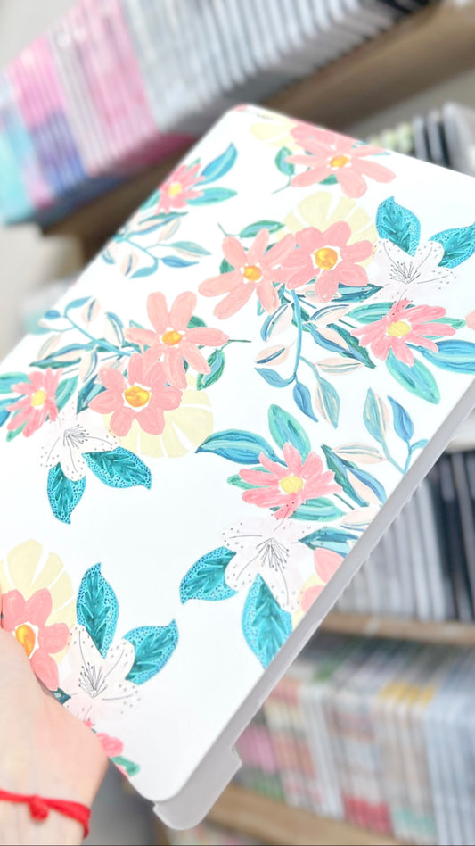 CARCASA MACBOOK® 13" ORANGE FLOWERS